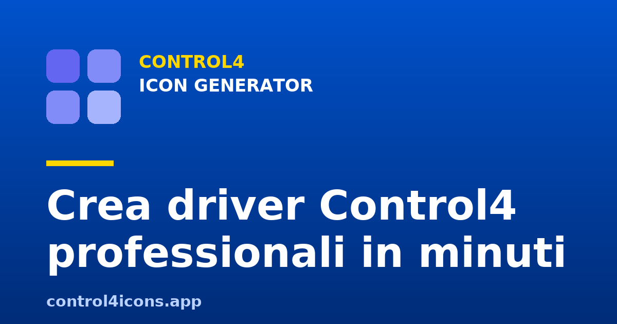 Control4 Icon Generator